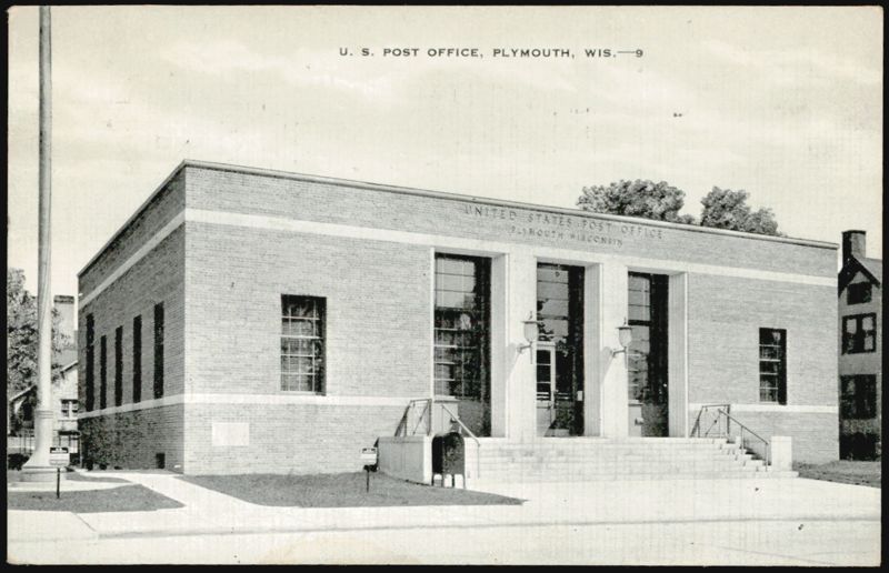 U.S. Post Office, Plymouth, Wisconsin