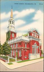 Christ Church, Philadelphia Postcard