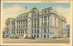 City Hall, Newark, NJ Postcard