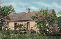 Old Slave House, Retreat Plantation, St. Simons Island, GA Postcard