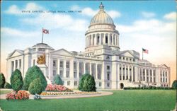 State Capitol, Little Rock, AR Postcard