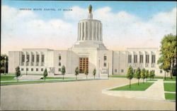 Oregon State Capitol at Salem Postcard