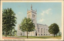 Hope Memorial Chapel, Holland, MI Postcard