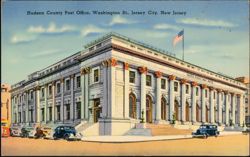Hudson County Post Office, Washington St. Postcard