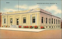 Hazleton Post Office, Hazleton, PA Postcard