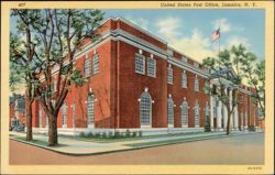 United States Post Office, Jamaica, NY Postcard
