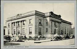 Post Office, Zanesville Postcard