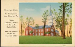 Conewago Chapel, Oldest Catholic Church in U.S. Postcard