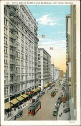 Fifth Street North from Morrison Postcard