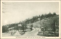 Spottswood Monument, Swift Run Gap, Skyline Drive Postcard