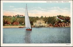 Harbor Entrance, Balboa, California Postcard