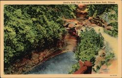 Devil's Bath Tub, Starved Rock State Park Postcard