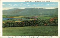 Hog Back Mountain in the Green Mountains, Vermont Postcard