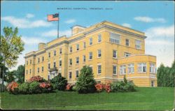 Memorial Hospital, Fremont, Ohio Postcard