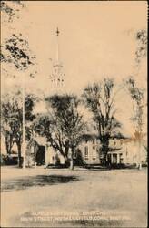 Congregational Church, Main Street, Wethersfield, CT Postcard