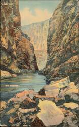 St. Helena Canyon, Rio Grande, Big Bend National Park Postcard