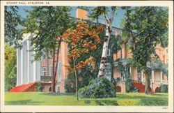 Stuart Hall, Boarding School for Girls, Staunton Postcard