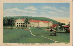 New Hotel, Mountain Lake, Virginia Postcard