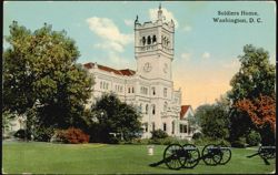 Soldiers Home, Scott Building, Washington, D. C. Postcard