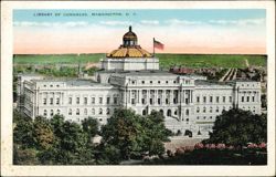 Library of Congress, Washington D.C. Postcard
