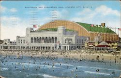 Auditorium and Convention Hall, Atlantic City Postcard