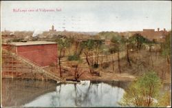 Bird's-eye view of Valparaiso, Ind. Postcard