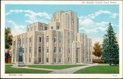 Boulder County Court House, Boulder, CO Postcard