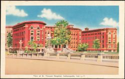 St. Vincent Hospital, Indianapolis Postcard