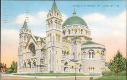 Catholic Cathedral, St. Louis, MO Postcard