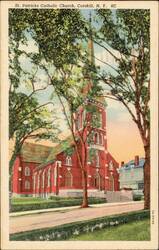 St. Patricks Catholic Church, Catskill, NY Postcard