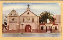 The Plaza Church, Los Angeles, CA Postcard