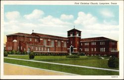 First Christian Church, Longview, Texas Postcard
