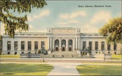 State Library, Hartford, Conn. Postcard