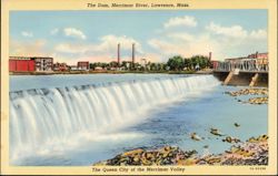 The Dam, Merrimac River Postcard