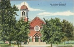 St. Stephens Cathedral, Owensboro, KY Postcard