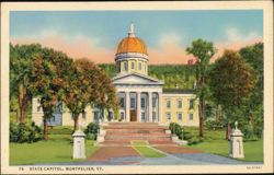 State Capitol, Montpelier, Vermont Postcard