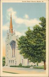 Sacred Heart Church Postcard