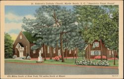 St. Andrew's Catholic Church, Myrtle Beach, SC Postcard