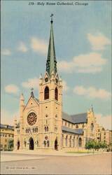 Holy Name Cathedral, Chicago Postcard
