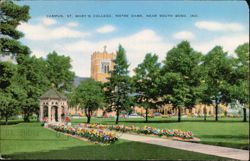 St. Mary's College Campus, Notre Dame, IN Postcard