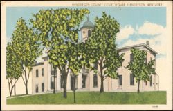 Henderson County Court House, Henderson, Kentucky Postcard