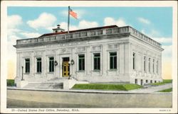 United States Post Office, Petoskey, Michigan Postcard