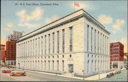 U. S. Post Office, Cincinnati, Ohio Postcard