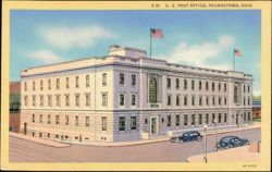 U. S. Post Office, Youngstown, Ohio Postcard