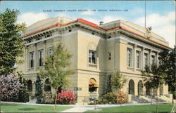 Clark County Court House, Las Vegas, Nevada Postcard