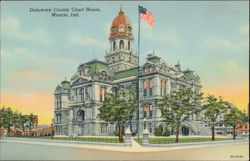 Delaware County Court House Postcard