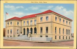 Post Office, Paris, Texas Postcard