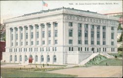 St. Louis County Court House, Duluth, Minn. Postcard