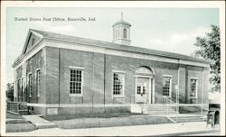 United States Post Office, Boonville, IN Postcard