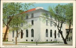 Post Office, Albuquerque, NM Postcard